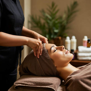 Scalp treatment solutions offered by spas for healthy hair care