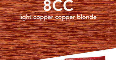 Scruples True Integrity Opalescent Creme Color in 8CC Light Copper Copper Blonde, a 2.05 oz tube of professional hair color for salons and spas, available at Pure Spa Direct.