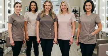 Stylish and comfortable salon uniforms for spa and beauty professionals