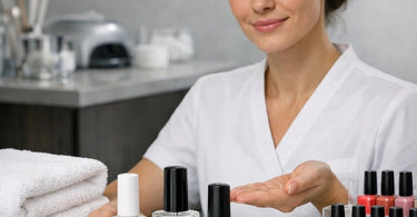 Selection of ridge filling base coats for uneven nail surfaces including Seche and professional gel options