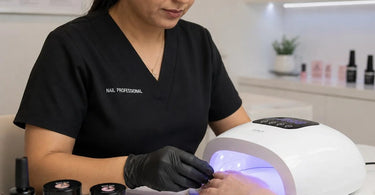 Selecting correct light spectrum for curing LED builder gels with professional nail lamp