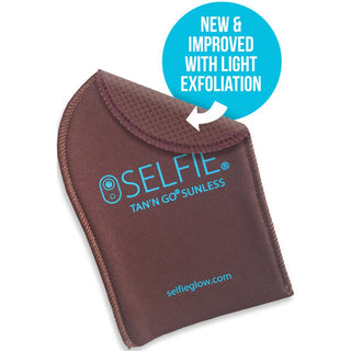 Sunless tanning mitt for streak-free glow