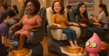 Super Relaxation Series Pedicure Spa by Gulfstream in a luxurious salon setting