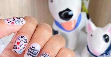 Maniology Best in Show Dog-Themed Nail Stamping Starter Kit featuring adorable dog designs and nail art tools