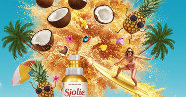 Sjolie Additive Scent Drops for spray tanning, turning tan sessions into tropical escapes