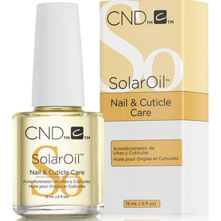 Solarnail, also known as Solar Oil by CND, in a bottle with a brush applicator