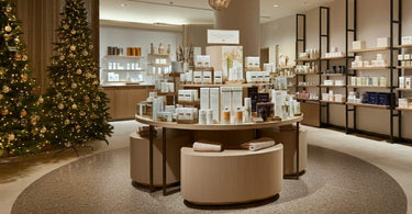 Spa retail products prepared for the holidays