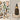 Spa and salon owner looking at a business plan, surrounded by both specialized and general beauty products