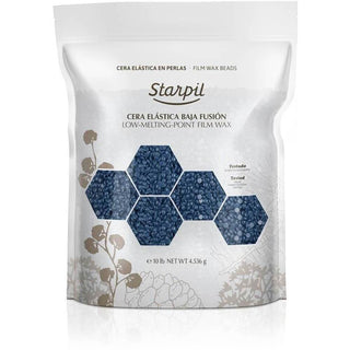 Starpil Blue Beads Film Wax Stripless Hard Wax from Spain 10lb Bag