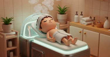 Shanti Head Spa Treatment Bed with Steam Therapy in a modern spa setting
