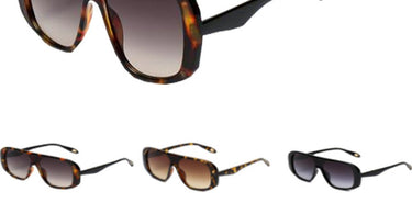 POP Glasses Giselle thick aviator sunglasses in assorted colors, fashionable salon and spa retail accessory sold individually