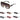 POP Glasses Giselle thick aviator sunglasses in assorted colors, fashionable salon and spa retail accessory sold individually