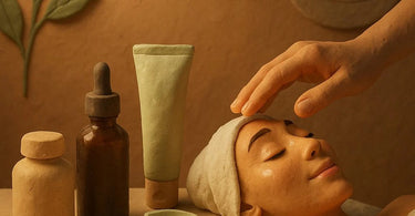 Esthetician performing intuitive facial treatment with multiple skincare products ready for mid-treatment adjustments