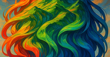 Hair color mapping technique showing different sections of hair being analyzed for color formulation