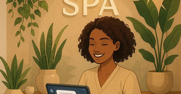 Smartphone showing Instagram DM conversations for spa and salon booking management