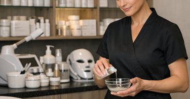 Futuristic spa treatment room concept for 2030 featuring advanced technology and serene atmosphere