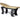 The Gold multi-purpose massage and beauty bed by Star Design with customizable wood frame finish and professional upholstery options