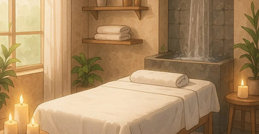 Spa professional enjoying a peaceful moment of renewal during a micro-sabbatical