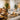 A split image showing the contrast between busy geometric upholstery patterns and calm, nature-inspired textile textures for spa and salon furniture.