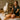 Happy woman receiving goat yoga massage with miniature goats on her back during a spa session