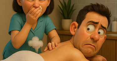Woman receiving a professional massage in a serene spa setting