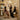Luxurious salon interior with elegant decor and high-end clientele