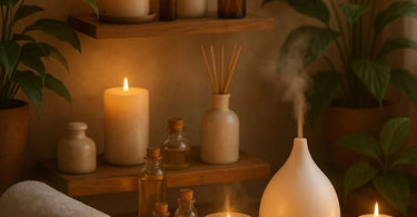 Professional waxing setup with modern equipment in a clean, well-ventilated spa treatment room