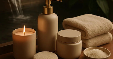 Close-up of a spa professional whispering to a relaxed client during a luxurious facial treatment, conveying exclusivity and trust.