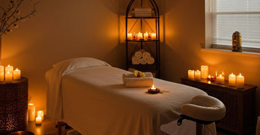 Thermabliss spa treatment tools displayed elegantly