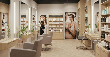 Optimized salon furniture layout for maximum revenue