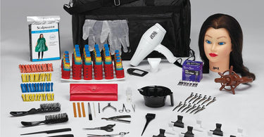 Left-Handed Cosmetology Starter Kit and Tote