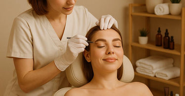Relaxing spa treatment room with candles, towels, and massage oils showcasing 2025's top wellness trends