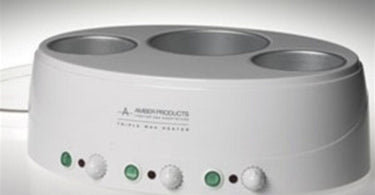 Professional Triple-Wax Heater for salons and spas with three independent wax tanks
