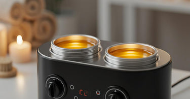 Professional double wax warmer for spas and salons