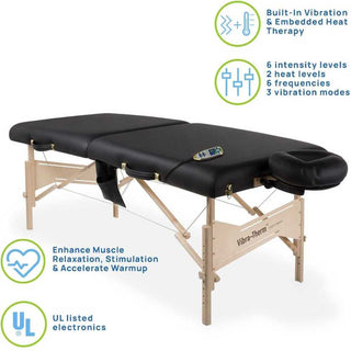 Vibra-Therm Sports Therapy Table with Vibration and Heat by Earthlite