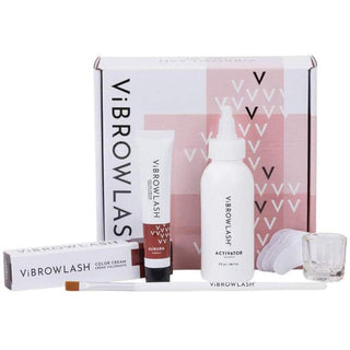 VibrowLash Mini Kit - Certified Vegan and Cruelty-Free Lash & Brow Tint in Auburn