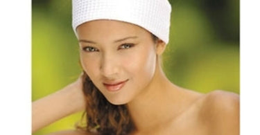 Boca Terry Waffle Headband White 3-Pack - Spa and Salon Essential