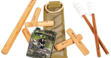 Warm Bamboo Stick Set with DVD by Bamboo-Fusion