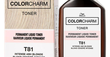 Wella Color Charm Liquid Toner T81 Intense Ash Blonde 1.4 oz