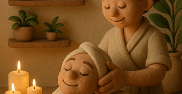 A serene spa treatment room with a warm, inviting ambiance, featuring soft lighting, plush towels, and essential oils, representing the trusted relationship between therapist and client.