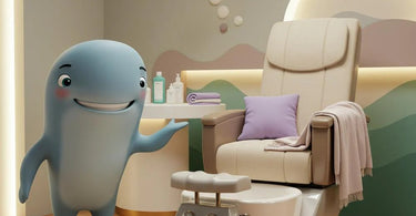 Whale Spa luxury pedicure chair in a modern salon setting