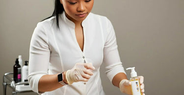 Pre-Wax Oil Application in Professional Waxing