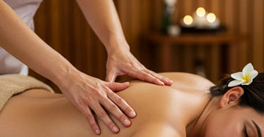 A relaxing Hawaiian massage being performed in a serene spa setting