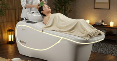 Japanese Head Spa treatment in a luxury salon setting