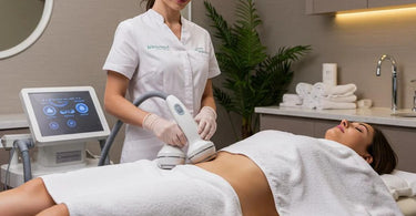 Body Cavitation Treatment in Progress