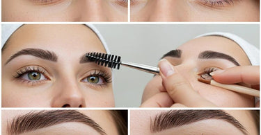 Brow lamination treatment showing perfectly groomed eyebrows