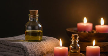 Aromatherapy massage oils and essential oils for spa treatments
