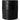 Black lash adhesive container with screw-top lid for professional salon organization
