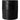 Black lash adhesive container with screw-top lid for professional salon organization
