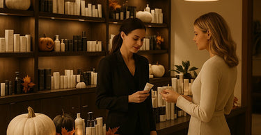 Halloween spa treatments featuring pumpkin facials, themed manicures, and seasonal beauty services